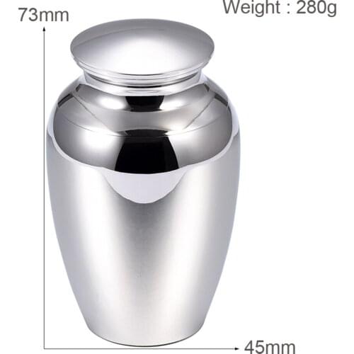 Memorial Jewelry Funeral souvenir Stainless Steel Dog/Cat Paw Print Little Urn Memorial Cremation Ashes Jewelry