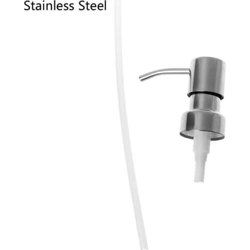 Stainless Steel Soap Dispenser Nozzle 12 OZ Built in Hand Lotion Pump Fitting P31A