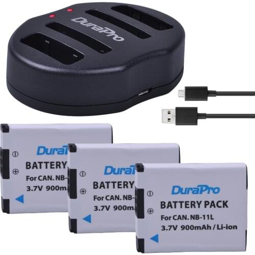 NB-11L NB-11LH Batteries + USB Dual Charger for Canon A2300 IS A2400 IS A2500 A2600 A3400 IS A3500 IS ELPH 115 HS110 HS