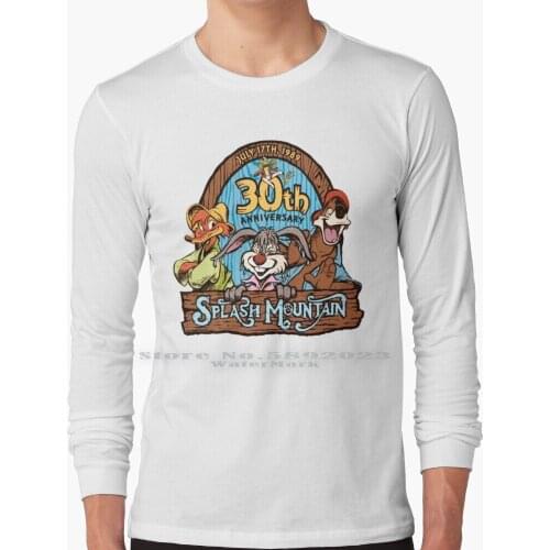 Posters July 17th 1989 30th Anniversary High Quality Long Sleeve T Shirt 100% Pure Cotton Big Size Splash Mountain