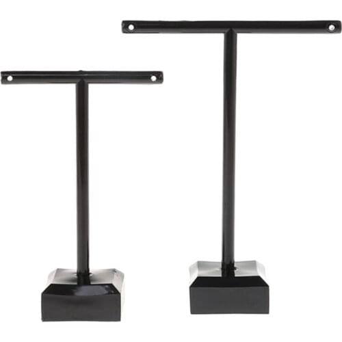 Hanging T-bar Clear Acrylic Jewelry Tree Stand Organizer for Bracelet Ring