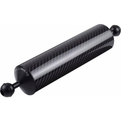 PULUZ 12.79 inch 32.5cm / 10.82 inch 27.5cm Length 60mm Diameter Dual Balls Carbon Fiber Floating Arm, Ball Diameter: 25mm