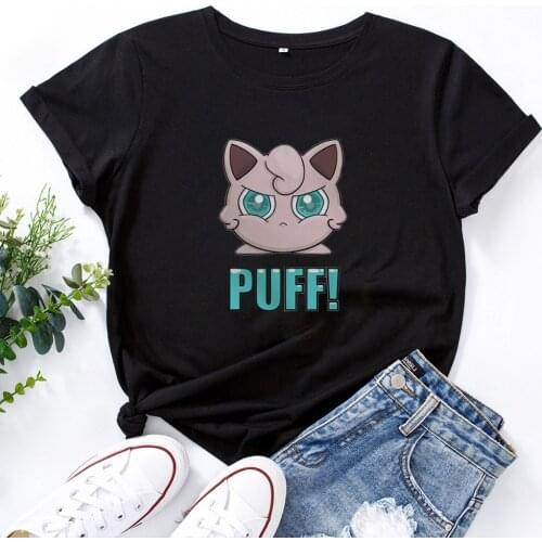 Angry Ball PUFF! Women women tshirt Personality Casual Women T Shirt Cotton O-neck Short Sleeve t shirt for women