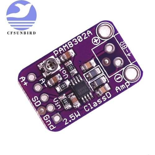 1PCS/LOT Mono 2.5W Class D Audio Amplifier - PAM8302 module Mono 2.5W Class D Audio Amplifier - PAM8302