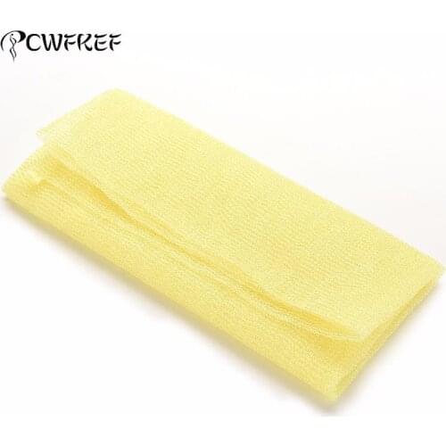 1PCS Nylon Japanese Exfoliating Beauty Skin Bath Shower Wash Cloth Towel Back Scrub 3 Colors Towel Sponges & Scrubbers