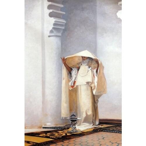 100% Hand Painted Canvas Oil Paintings of Abstraction Smoke of Ambergris, 1880 by John Singer Sargent Fine Arts Portrait