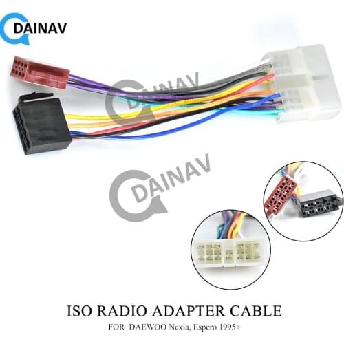 12-037 ISO RADIO ADAPTER CABLE FOR DAEWOO Nexia, Espero 1995