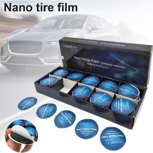 20/50Pcs Quick Self-Adhesive Cold Patch Film Drying Rubber Automobile Inner Tube Vacuum Tire Patch Tool Without Glue Patch