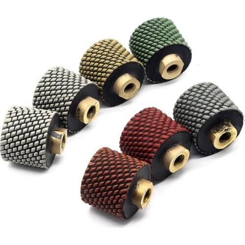 2 Inch Diamond Dry Polishing Drum Wheel For Bowl Holes On Granite Marble Countertop 50 mm Grit 50-3000 angle grinder wheel