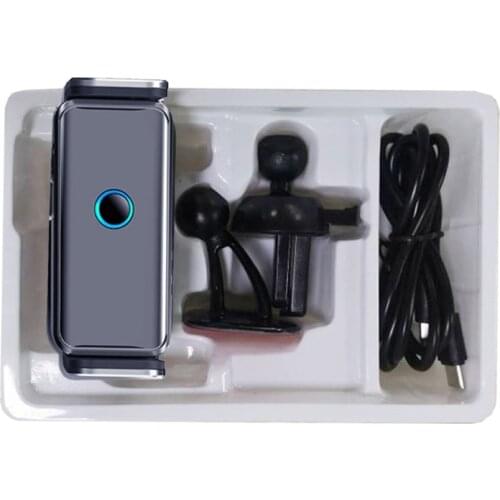 N0HF Car Smart Electric Locking Mobile Phone Support Holder For Smartphone Air Vent Clip Stand Auto Induction Mount Bracket