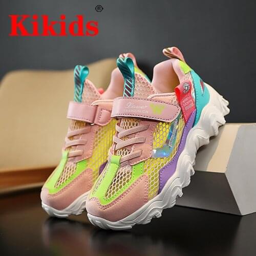 Kid Shoes Mesh Summer Children Shoes Boys Girls Sport Shoes Breathable Infant Shoes Sneakers Soft Bottom Non-slip Casual Shoes