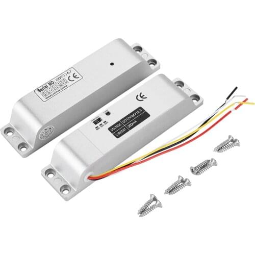 Door Lock With Panel Cover Door Lock Magnetic Induction Gate Entry Access Control Electric Drop Door Locks Free Shipping