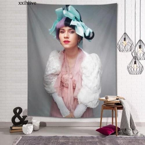 Custom Tapestry Melanie Martinez Printed Large Wall Tapestries Hippie Wall Hanging Bohemian Wall Art Decoration Room Decor