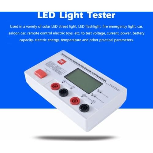 Multifunctional LED Light Tester Power Parameter Recorder Large Screen with Backlight Voltage and Current Detector