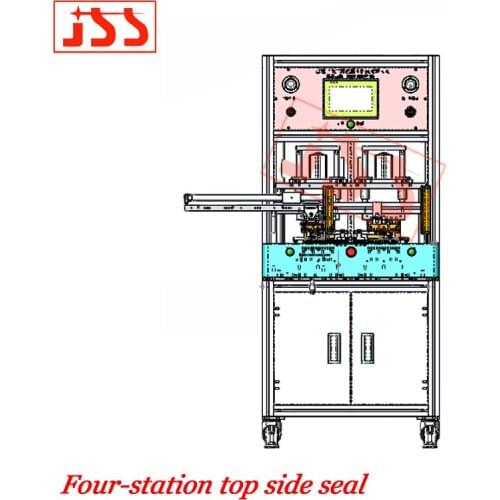 Automation equipment, soft pack battery packaging, four-station top-sealing machine/turntable side-sealing equipment