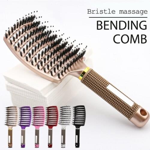 Original Hair Brush Magic Hair Comb Detangling Hair Brush Detangle Lice Massage Comb Women Tangle Hairdressing Salon 2019