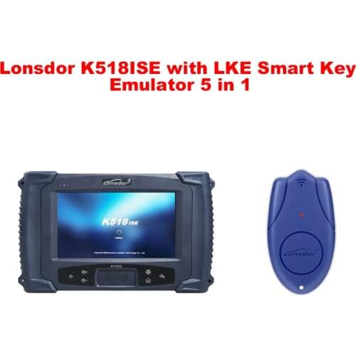Lonsdor K518ISE Programmer Plus Lonsdor LKE Smart Key Emulator 5 in 1 Full Package