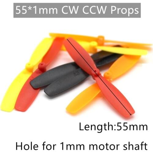 55mm Blade Propeller Prop for 7mm 8.5x20mm Coreless Motor DIY Micro DIY Micro Quadcopter RC Camera Drone Accessories