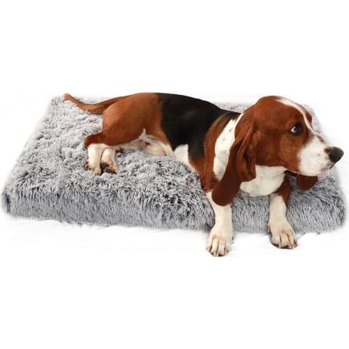 Luxury Plush Dog Sofa Bed With Removable Cover Dog Bed Zipper Washable Cat Mats Soft Warm Sleeping Pet Kennel House Supplier
