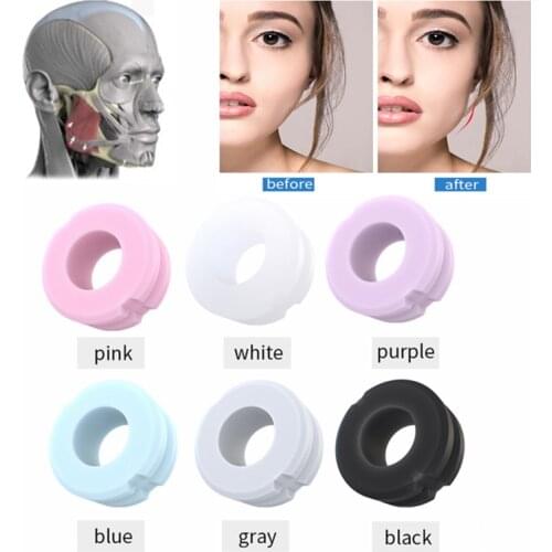 Face Masseter Exerciser Men Women Face Mouth Jaw Chin Shaper Muscle Trainer Chew Ball Food Grade Silicone Bite Breaker Training