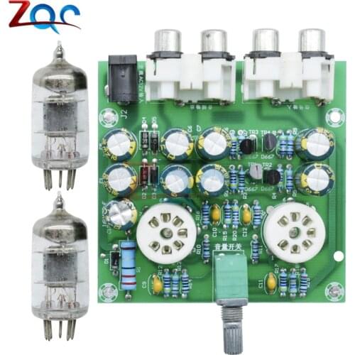 6J2 Tube Preamplifier Headphone Power Amplifier Power Amp Tube Buffer Base on Music Fidelity X-10D Circuit