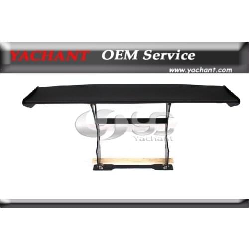 FRP Fiber Glass BSP Rear Spoiler Wing with Full set Bracket Fit For 2008-2013 Nissan R35 GTR