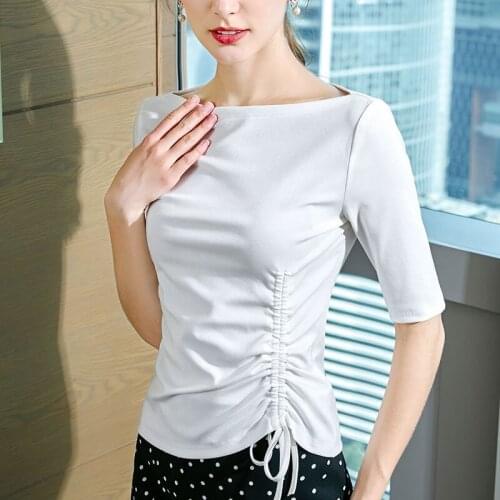 Women T-Shirts Spring Autumn Tops Tees Slim Sexy T-Shirts Women AL30326