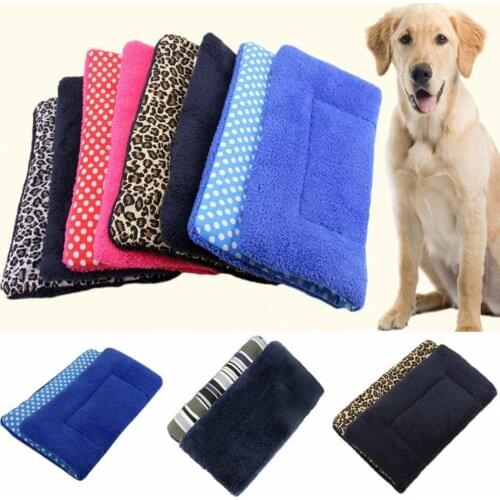 Winter Pet Dog Bed Mat Soft Puppy Cat Pad Warm Blanket Sleeping Cover Mattress For Small Middle Large Dogs Kennel Cushion House