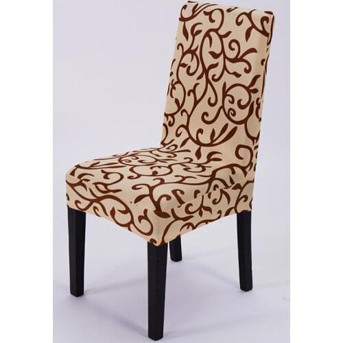 4Pcs/Set Fashion Antifouling Hotel Chair Cloth Cover Spandex Strech Dining Room/Office Chair Protector Slipcover Decor