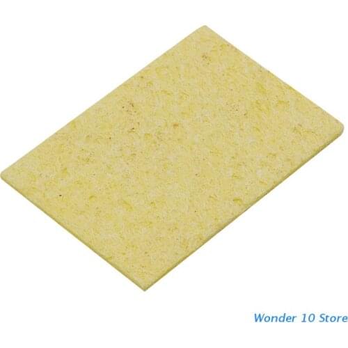 97BB 10pcs Electric Welding Soldering Iron Sponge Cleaning Cleaner Pads