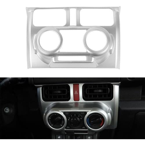 Car Interior Styling For Suzuki Jimny 2019+ Car Air Conditioner Adjust Panel Cover Frame Trim Auto Molding Accessory