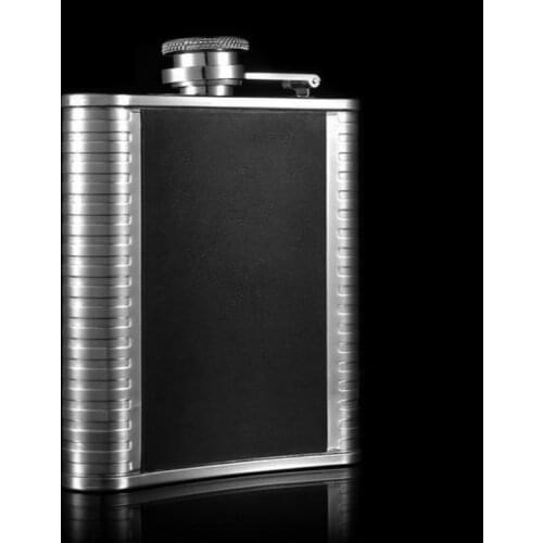 120*90mm Ctrolltech Hip Flask 6oz Portable Flagon Stainless Steel Jug V Stuttgart Ale Whiskey Wine Pot Glass Funnel