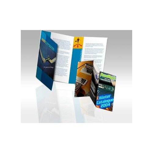 A4/A5 size 2 or 3 folded brochure printing