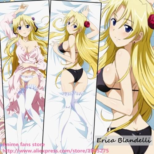Hentai Sexy Japanese Anime Pillowcase Campione Erica Blandelli Lovely pillow case decorative Hugging Body