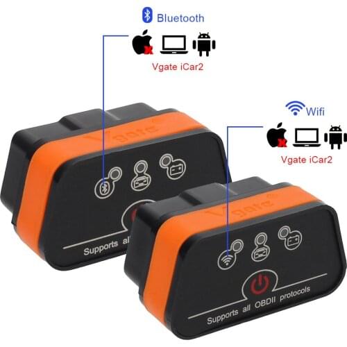 LEEPEE For Android Code Reader WIFI/Bluetooth-compatible Vgate Icar2 ELM327 OBD2 Automotive Diagnostic Scanner