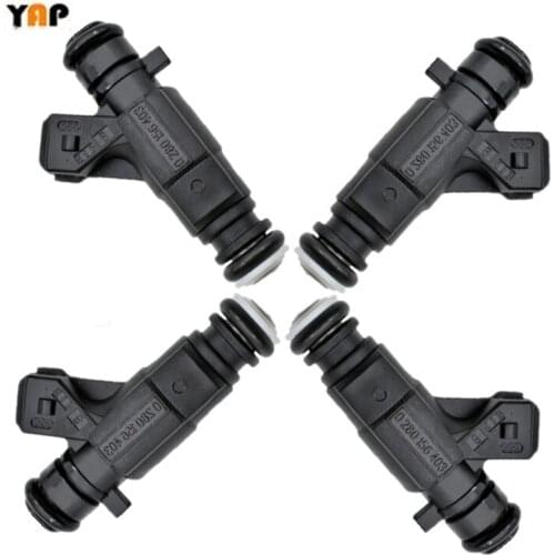 NEW FUEL INJECTOR (4) FOR VOLKSWAGEN Golf Polo Saveiro Voyage Cross Fox 1.6L L4 0280156403 032906031R 2003-2014