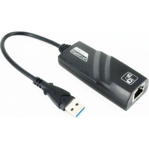 Wired USB 3.0 To Gigabit Ethernet RJ45 LAN (10/100/1000) Mbps Network Adapter Ethernet Network Card For PC Windows 10/7/8 Mac