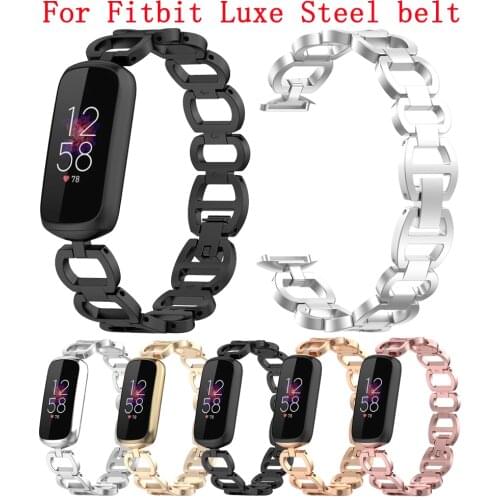 2021New High Quality Watch Strap For Fitbit Luxe Bracelet Sport Watch Band Stainless Steel Wristband For fitbit luxe Accessories