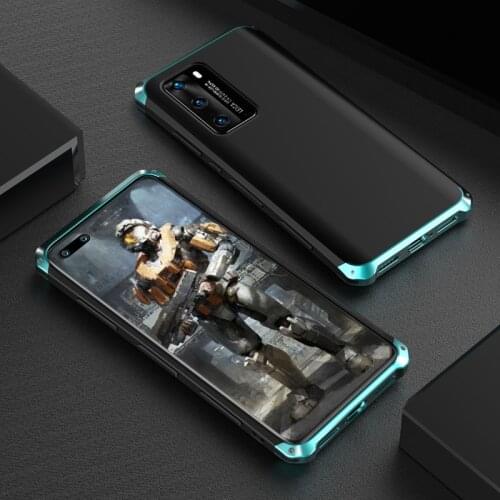 Luxury Shockproof Metal Case For Huawei P40/ P30/ P20/ Pro Thin Hard Aluminium & Hybrid Pc Case For Huawei P40 Pro Cover