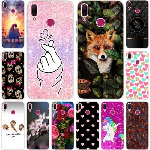 Silicone Case For Huawei Y9 2019 Cover Bumper For Huawei Y9 Prime 2019 Soft TPU Phone Cases For Coque Huawei Y9 Y 9 Prime 2019