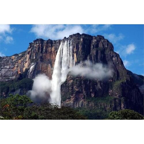 Living room home wall decoration fabric poster angel falls venezuela