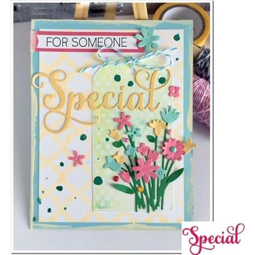 "Special" Word Metal Cutting Dies Stencil DIY Card Album Photo Making Scrapbooking Craft Word Decorative Embossing Template