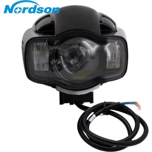 Nordson Universal Motorcycle Fog light 22-40mm IP65 LED Headlight lamp With USB Charger Motorcycle Accessories