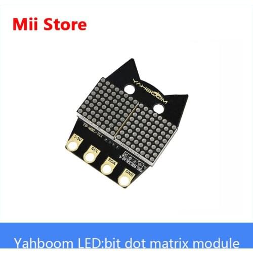 Yahboom 8*16 green BBC microBit Programming Electronics Lattice Screen led dot matrix module