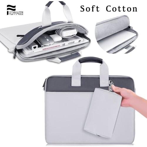 Women Mens PU Leather Laptop Bag Case for Macbook Air 13 Waterproof Bag Laptop 13.3 14 15.6 Inch for Macbook Pro Notebook Bag