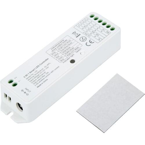 5 In 1 LED Controller For Single Color/CCT/RGB/RGBW/RGB+CCT Strip Light