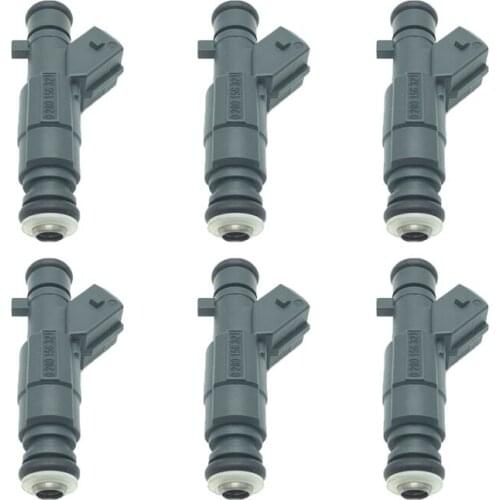 6Pcs Car Fuel injector For CITROEN C2 C3 C4 XSARA BERLINGO Peugeot 206 OEM 0280156321