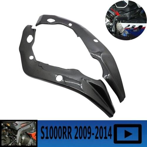 For BMW S1000RR 09-14 Motorcycle Parts Carbon Fiber Frame Protective Cover Side Panel Side Frame Cover 2009 2010 2011 2012 13 14