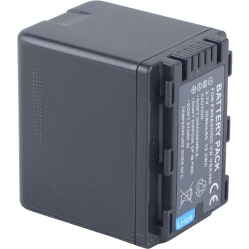 Battery Pack for Panasonic HC-V10, HC-V100, HC-V100K, HC-V100P, HC-V500, HC-V700, HC-V707 Full HD Camcorder