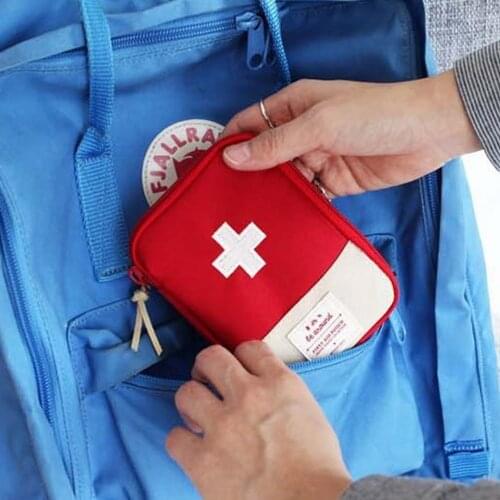 First Aid Kit Bag Mini Medical Emergency Kits Outdoor Camping Survival Medical Bag Organizer Household Medicine Pill Storage Bag